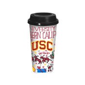 USC Trojans Julia Gash White Holiday Mabel Tumbler